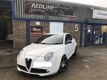 Alfa Romeo Mito QV (217BHP) - Unichip Tuning | Performance Case Study Latest Alfa Romeo Mito QV plug and play tuning solution with 5 different maps including immobiliser map setting. 