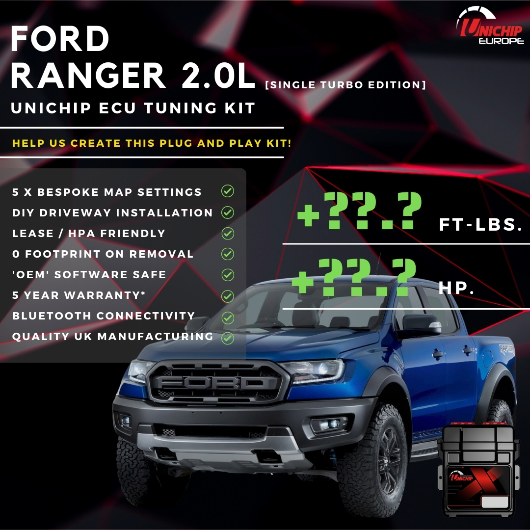 Ford Ranger Single Turbo ECU Tuning Box - Unichip Europe