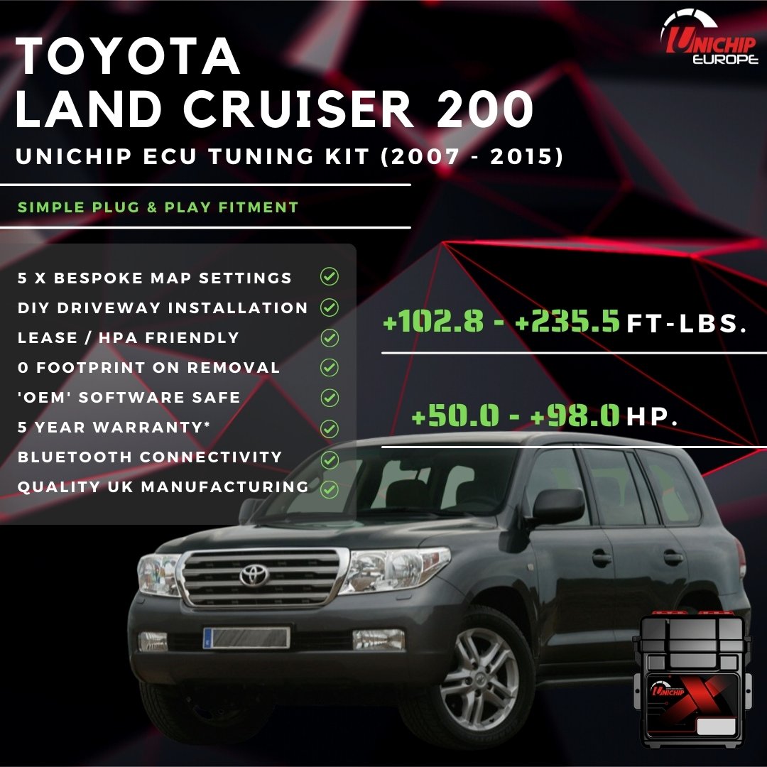Toyota Land Cruiser 200 Series (2007 - 15) | Plug and Play ECU Tuning Kits