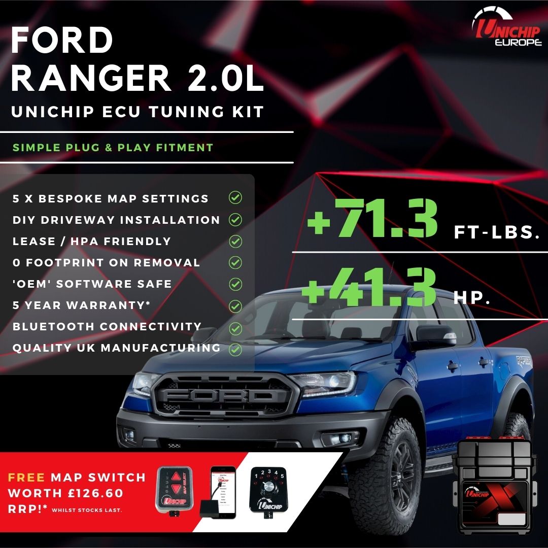 Ford Ranger 2.0L Bi-Turbo | Unichip ECU Tuning Kit