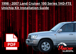 land cruiser 100 amazon series unichip europe plug and play ecu tuning kit installation guide